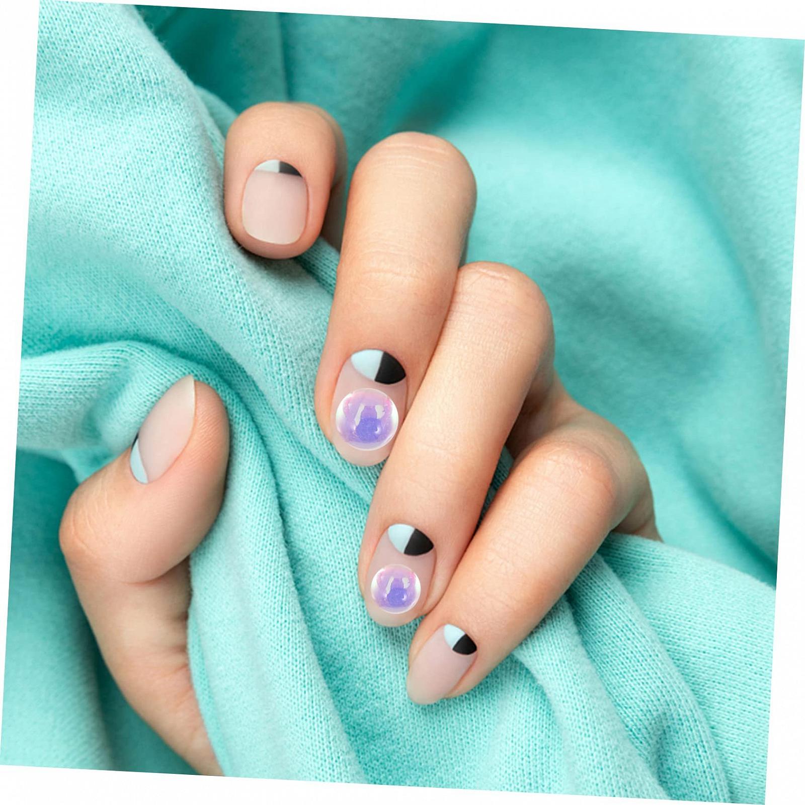 Прикраса для нігтів Healeved Фантазійні Різнокольорові Манікюрні Перлини, фото №9