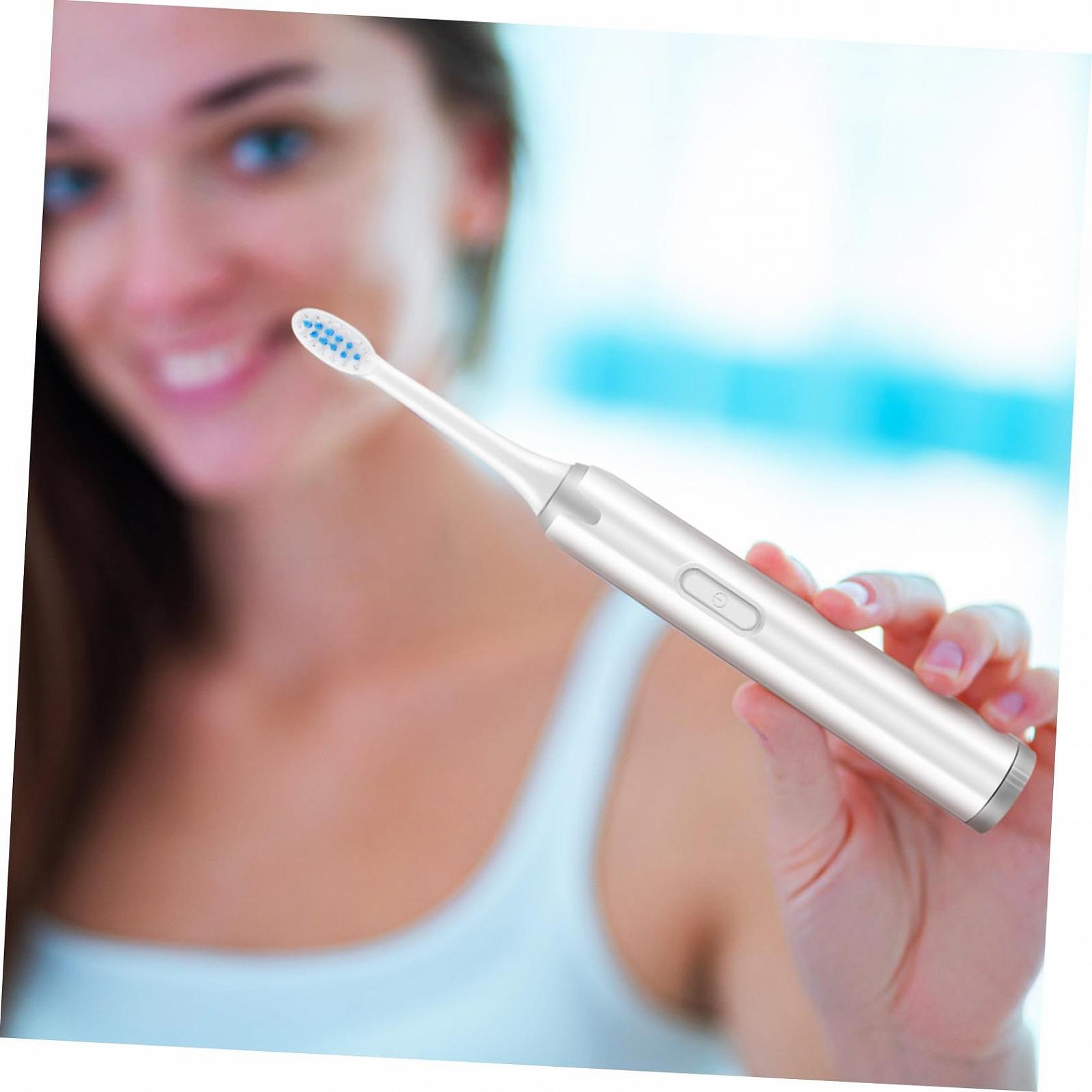 Електрична зубна щітка Beaupretty Soft ABS Біла, фото №4