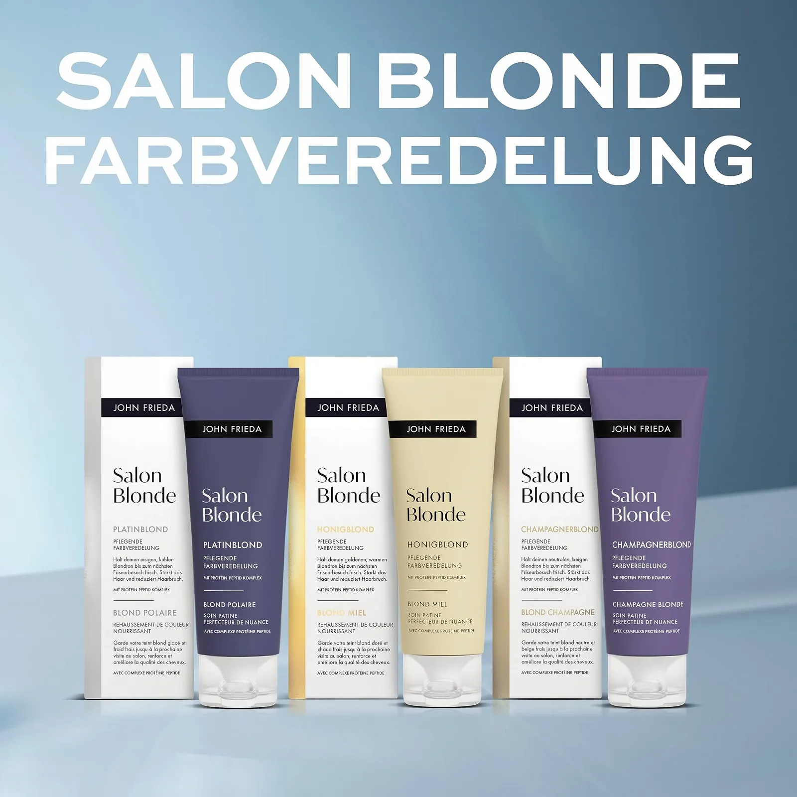 Тонуючий Засіб John Frieda Salon Blonde Honey Blonde 120 мл, фото №7 Тонуючий Засіб John Frieda Salon Blonde Honey Blonde 120 мл, фото №7