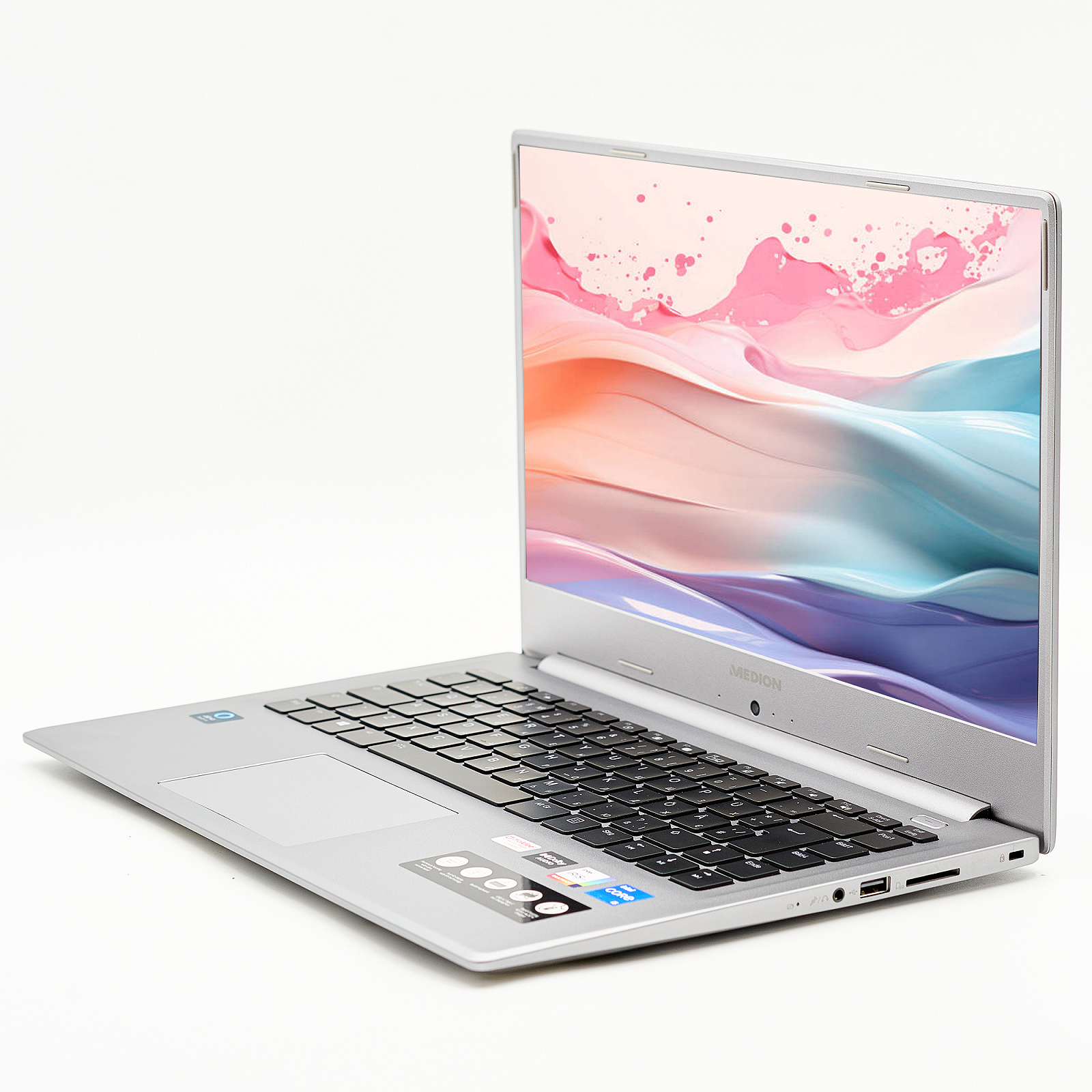 Ноутбук Medion Akoya S15449 Intel Core i5-1135G7 ОЗУ 8 ГБ SSD 1 ТБ + HDD 1 ТБ Intel Iris Xe Graphics Металл, фото №4