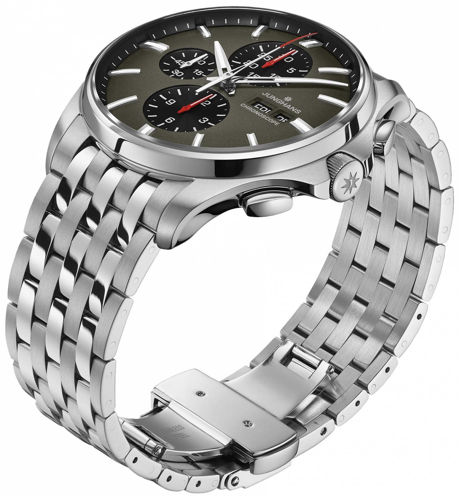 Автоматические мужские часы JUNGHANS Master S Chronoscope 027/4023.44, спортивные, люкс, фото №2