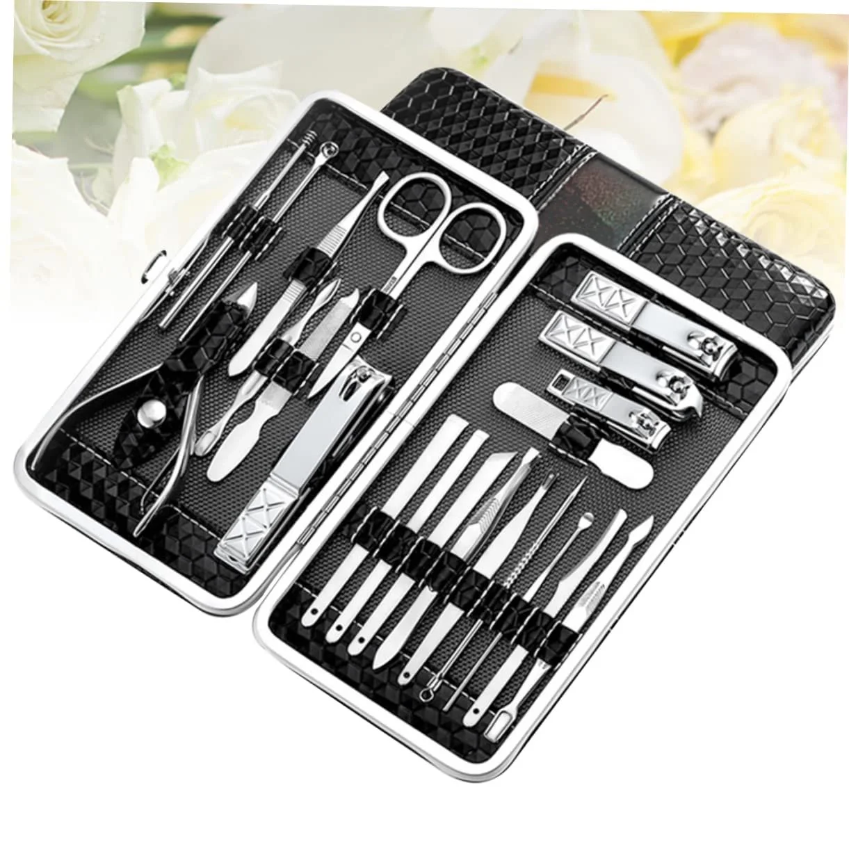 Набір для манікюру та педикюру VALICLUD 21 шт. Чорний, фото №7 Набір для манікюру та педикюру VALICLUD 21 шт. Чорний, фото №7
