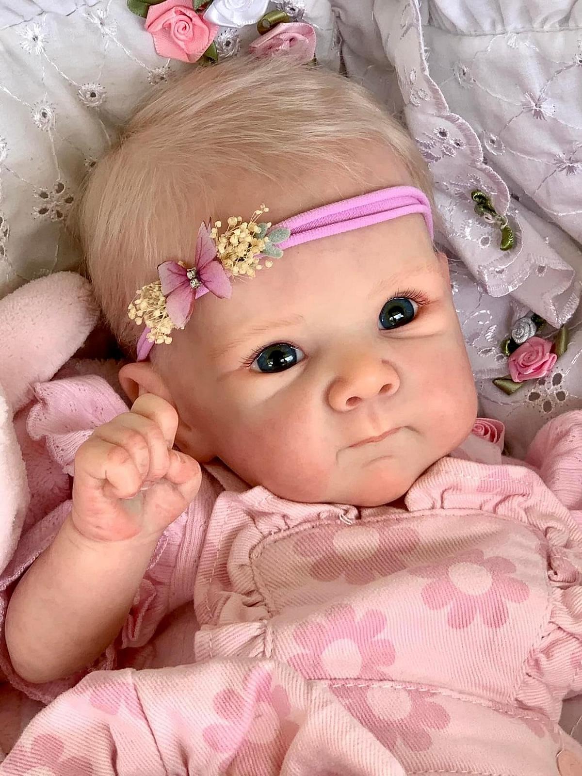 Лялька Zero pam Reborn Baby Girl 18-дюймова з повного силікону, фото №5
