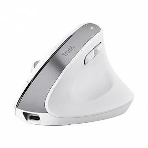 Купити Мышка Trust Bayo+ Ergonomic Wireless/Bluetooth White (25399) - Фото 1 Мышка Trust Bayo+ Ergonomic Wireless/Bluetooth White (25399) - Фото 1