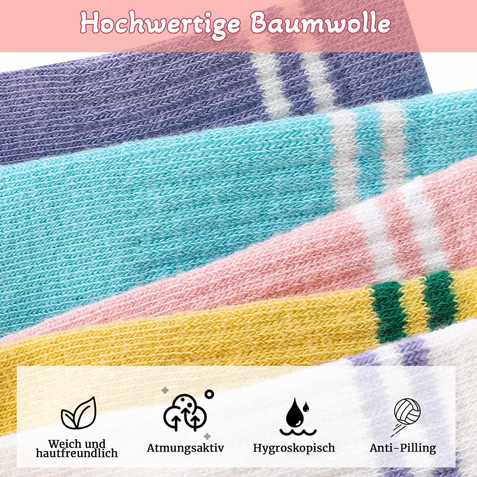 Носки теннисные женские с сердечком, 5 пар, спортивные носки, ретро носки в полоску, хлопковые носки, носки для бега, носки до середины голени, рабочие носки (разноцветные), фото №4