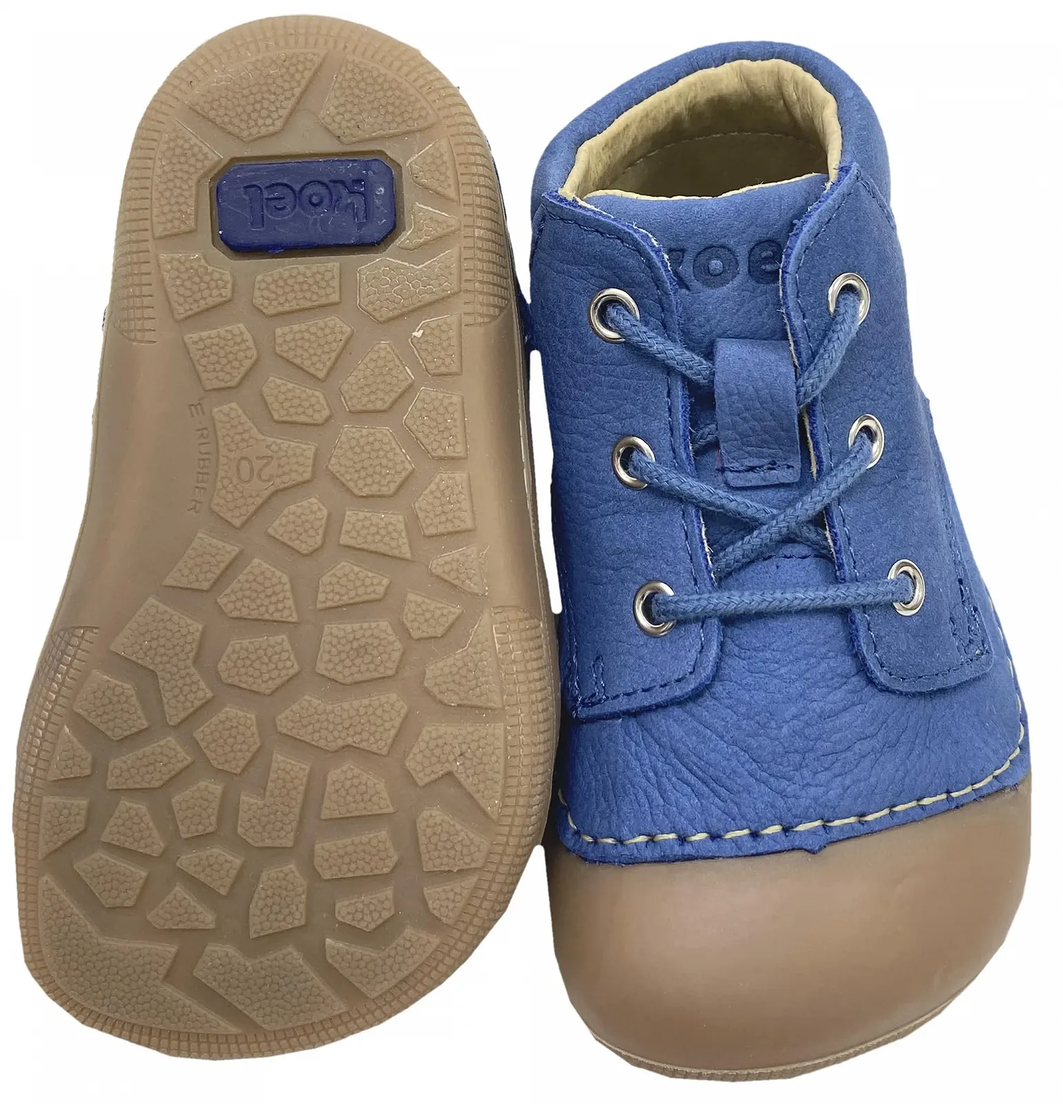 Кросівки KOEL Super weiche Laufanf	ger Barfu	schuhe Leder в кольорі джинс, фото №3