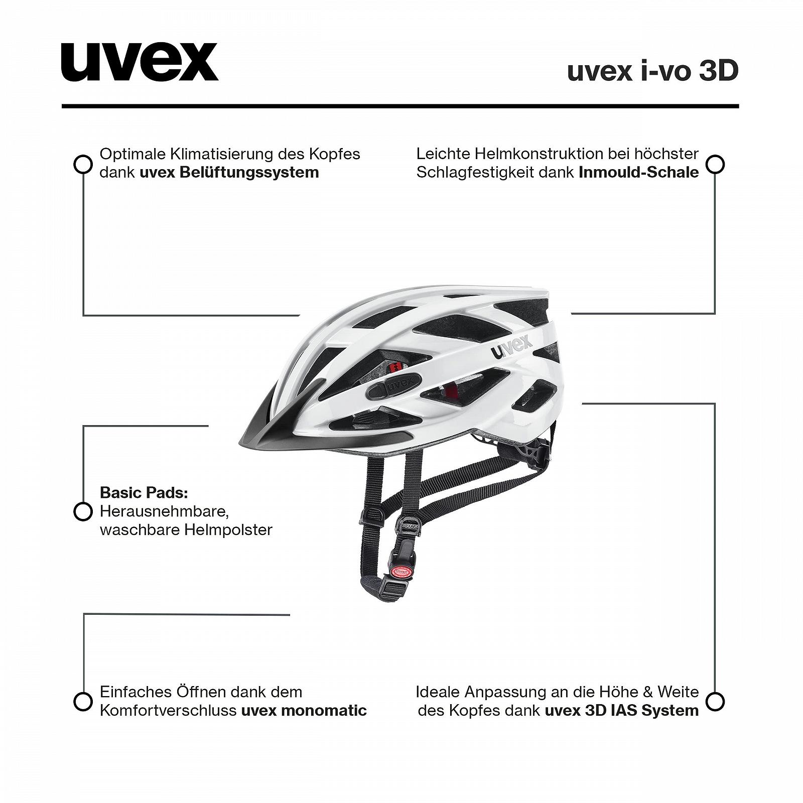 Шлем Uvex i-vo 3D Легкий Универсальный, фото №6