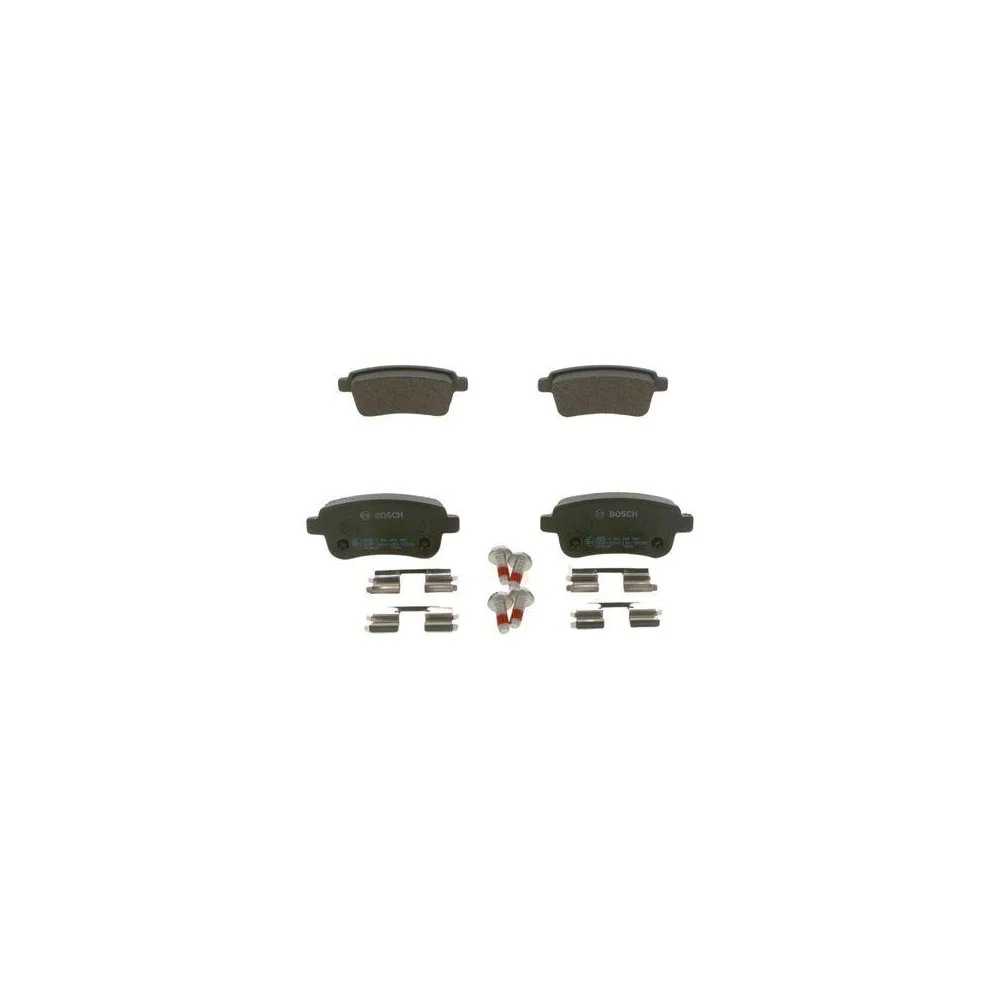 Комплект гальмівних колодок дискового гальма BOSCH 0 986 494 384 для RENAULT DACIA, фото №1