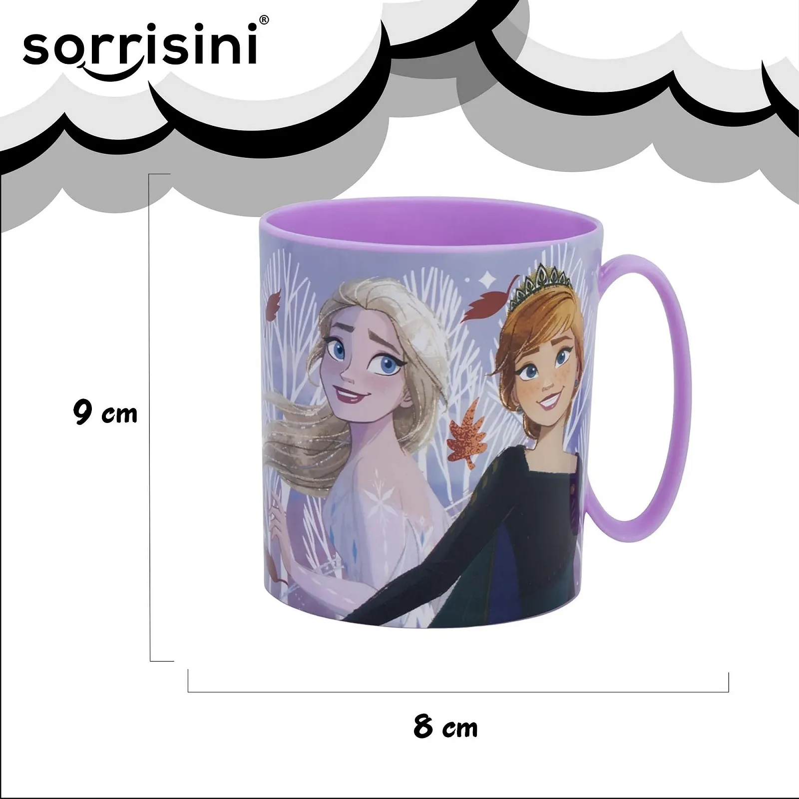 Набор детской многоразовой посуды Sorrisini, Frozen, фото №5 Набор детской многоразовой посуды Sorrisini, Frozen, фото №5