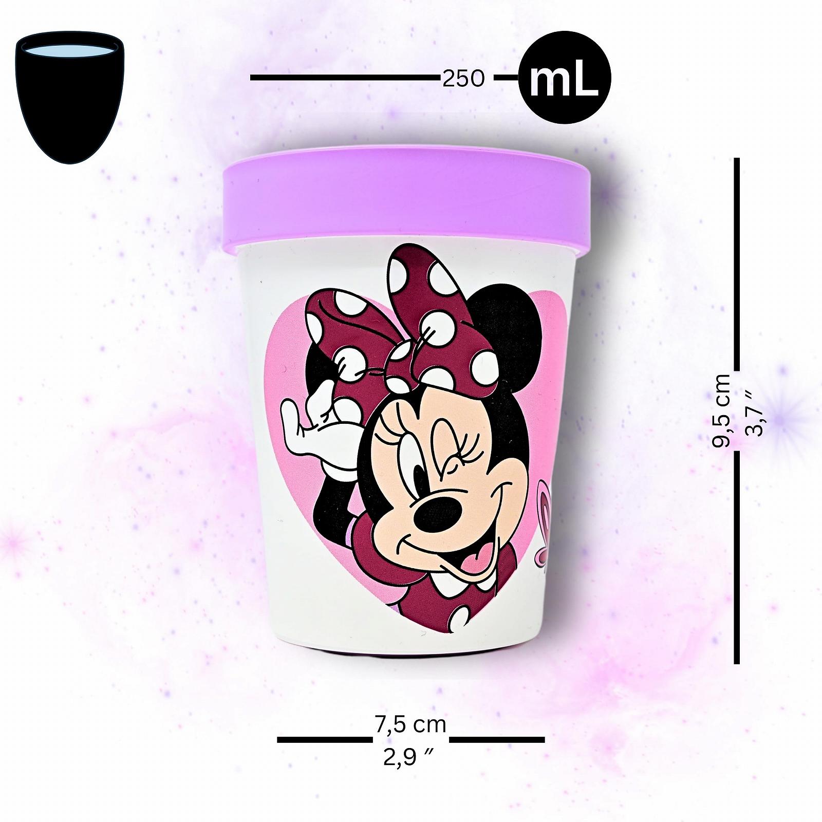 Дитяча чашка Stor Minnie Mouse 260 мл, нековзна, без BPA, багаторазова, фото №2