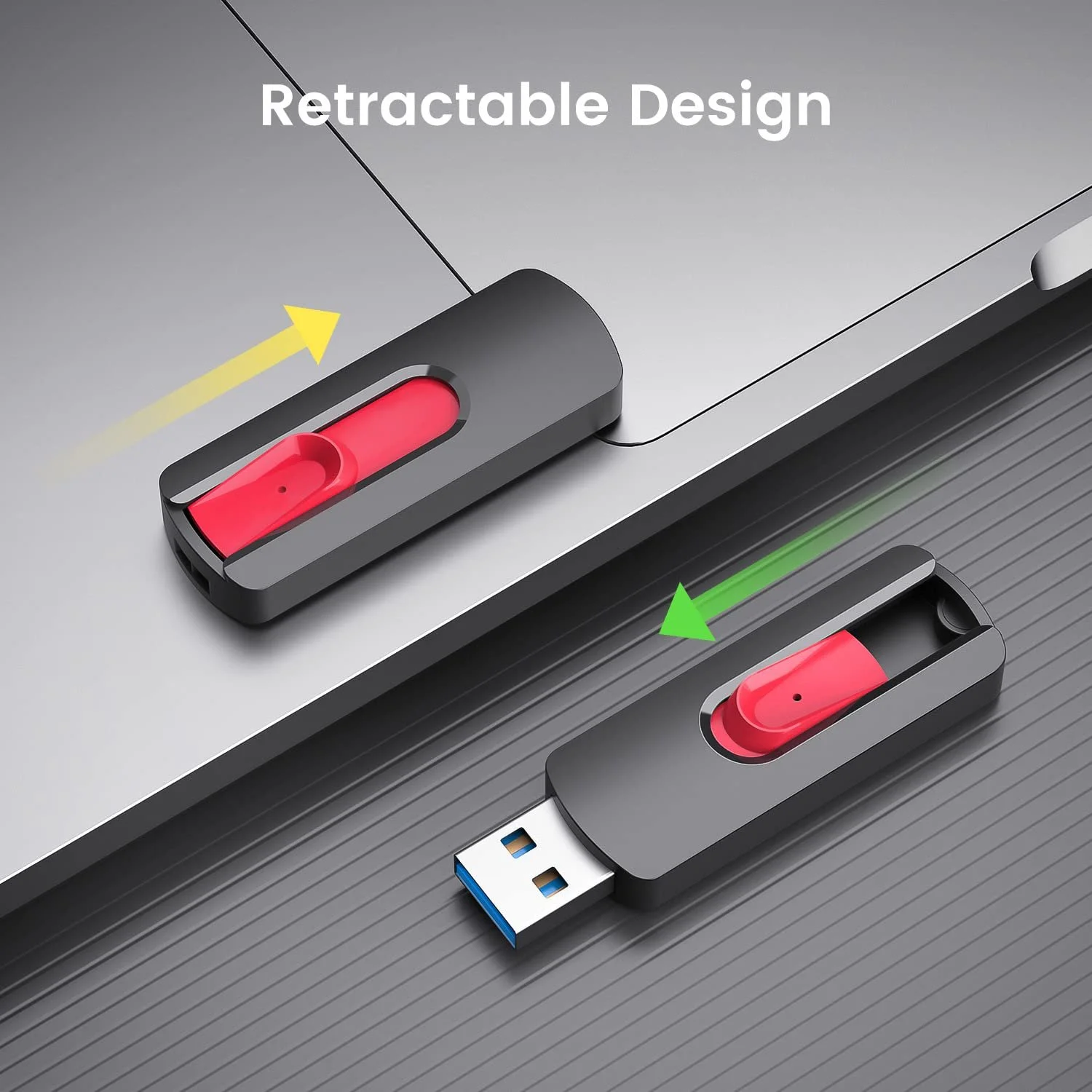 USB-флеш-накопичувач Vansuny 64GB USB 3.0 Red, фото №3 USB-флеш-накопичувач Vansuny 64GB USB 3.0 Red, фото №3