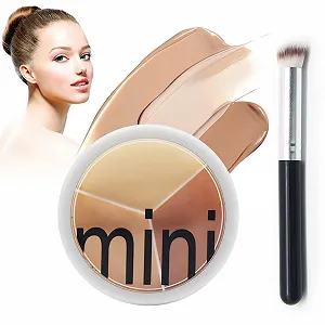 Купити Палетка консилерів 3 кольори, Палетка для контурування консилером з пензлем - Фото 1 Палетка консилерів 3 кольори, Палетка для контурування консилером з пензлем - Фото 1