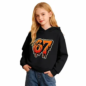 Худи Детский худи для мальчиков Свитшот для девочек Модный повседневный худи Зимний теплый Милый EIS 67 Принт Дышащий Удобный Свитер Флисовая кофта с длинными рукавами synthetic.ua - Фото 1