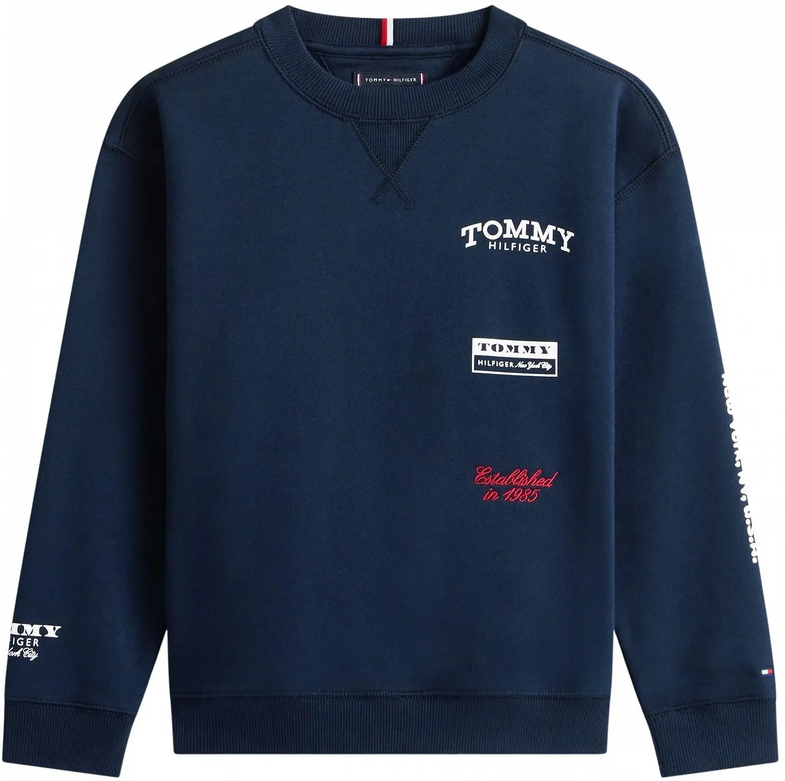 Толстовка Tommy Hilfiger Multi Print C-nk Sweatshirt Kb0kb10031 для мальчиков, фото №5 Толстовка Tommy Hilfiger Multi Print C-nk Sweatshirt Kb0kb10031 для мальчиков, фото №5