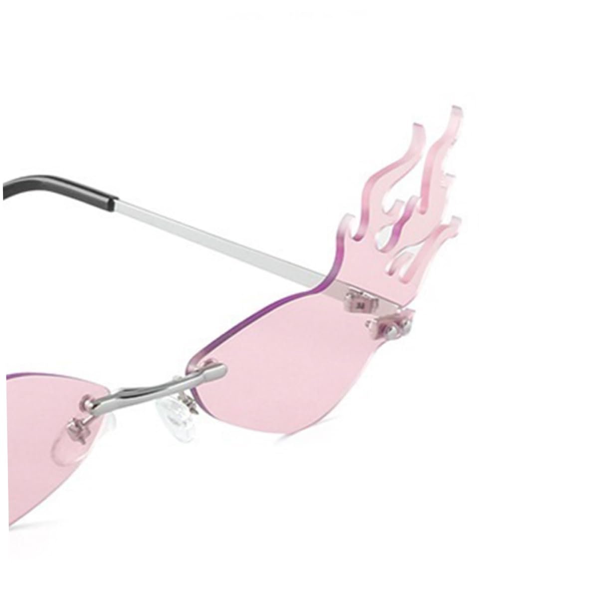 Солнцезащитные очки PACKOVE Ретро Пламя Розовый, фото №7