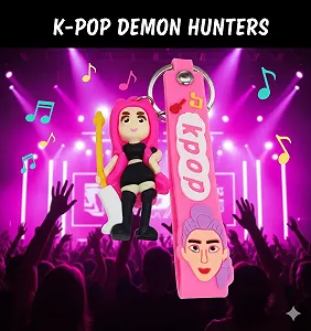 Брелок Кейпоп мисливці на демонів Mira Міра K-Pop Demon Hunters Huntr/x дитячий на рюкзак, ключі іграшка 7 см - Фото 1