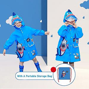 Дитячий дощовик для хлопчиків і дівчаток 3-4 роки synthetic.ua - Фото 1