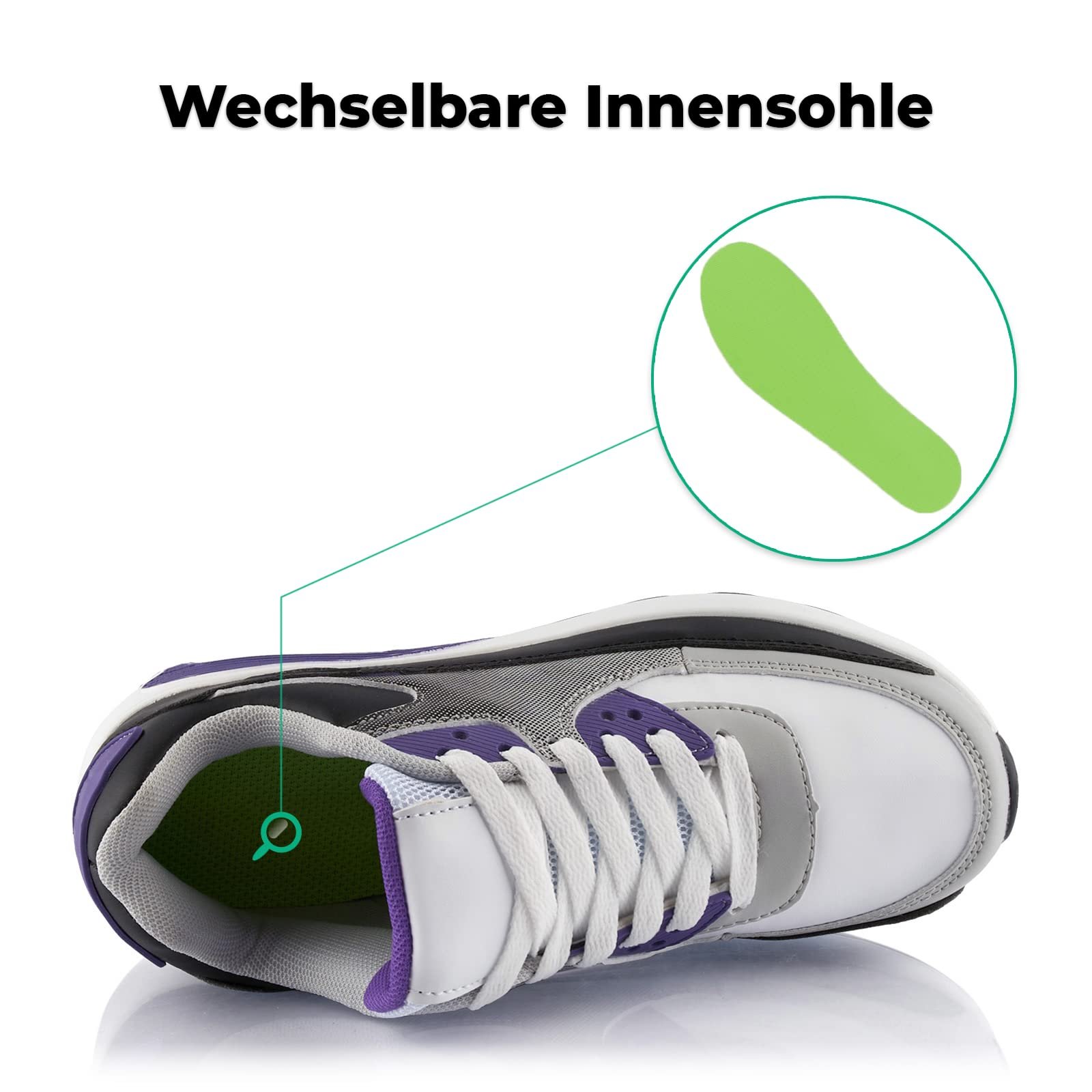 Кроссовки Fusskleidung® Unisex, С амортизацией, Легкие, фото №5