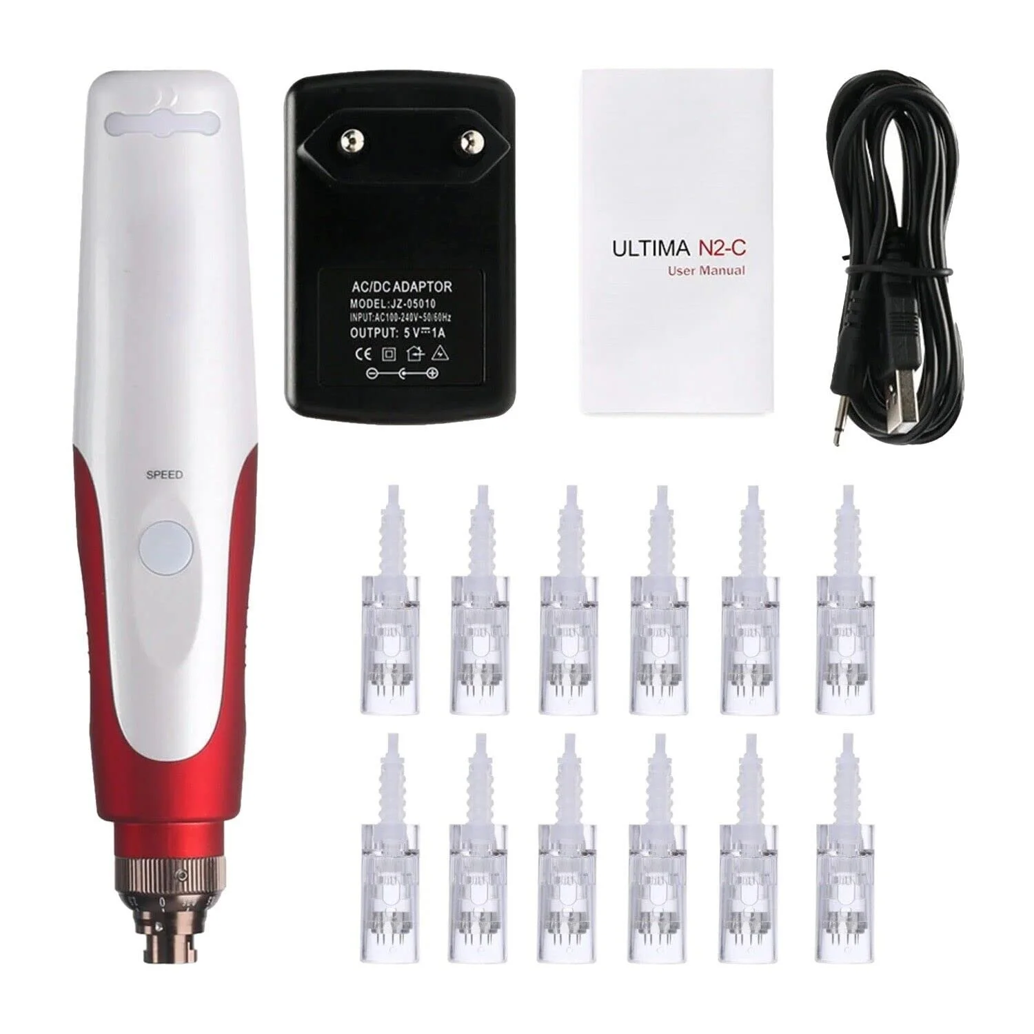 Апарат для мікроголчастої терапії P-Beauty Derma Pen 12 голок Anti-Ageing, фото №1