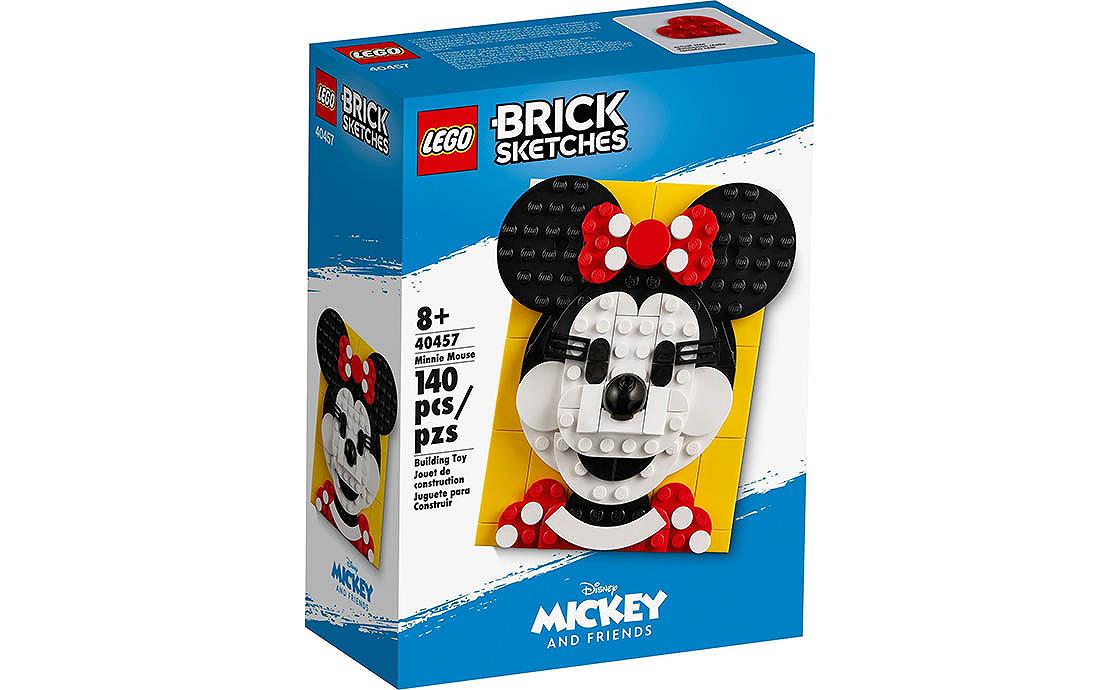Детский конструктор LEGO Brick Sketches Минни Маус (40457), фото №1