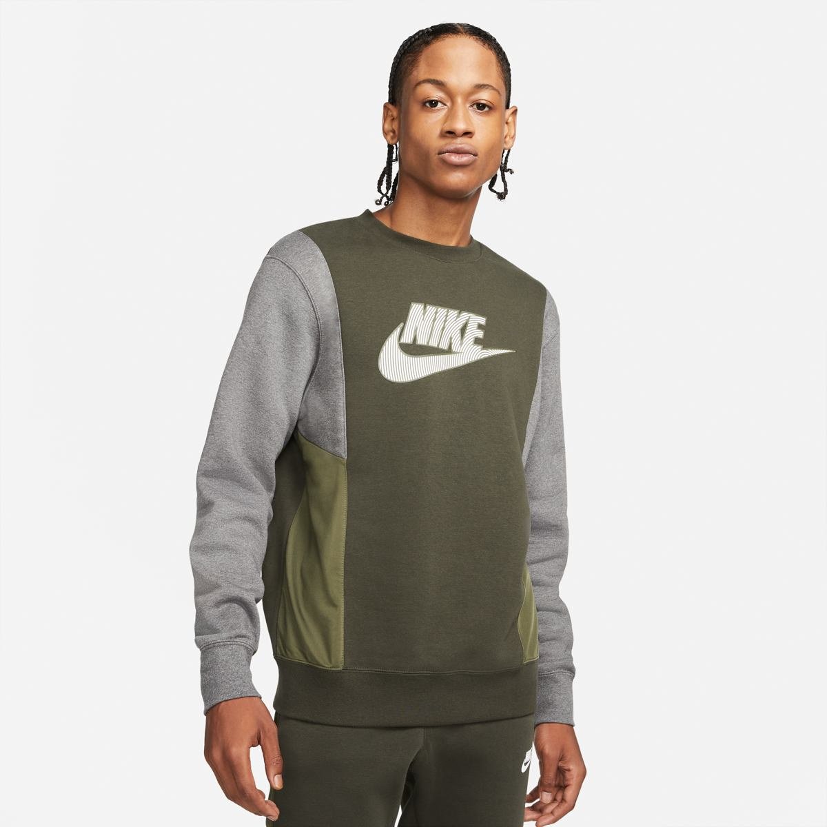 Джемпер Nike Sportwear Hybrid Fleece Crew DJ5075-355 S, фото №1