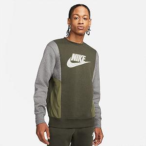 Джемпер Nike Sportwear Hybrid Fleece Crew DJ5075-355 S - Фото 1