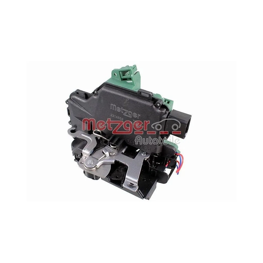 Замок двери METZGER 2314534 SEAT SKODA VW передний правый, фото №1