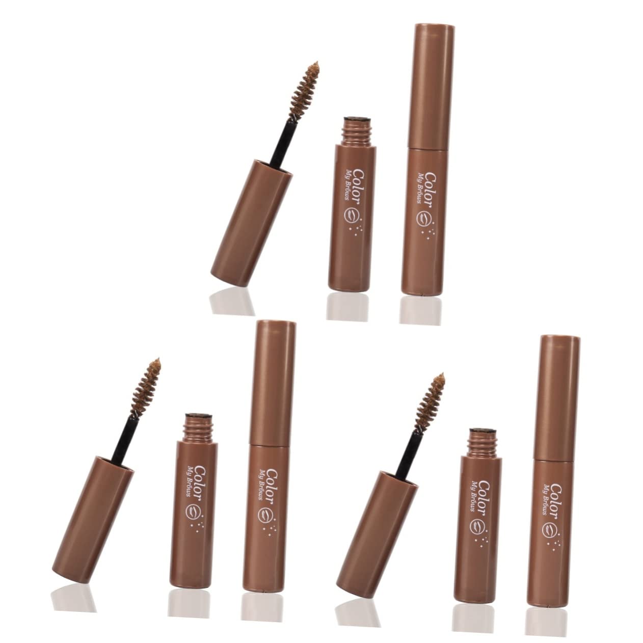 Крем Angoily Eyebrow Dyeing для брів Світло-коричневий Набір з 3 штук, фото №5