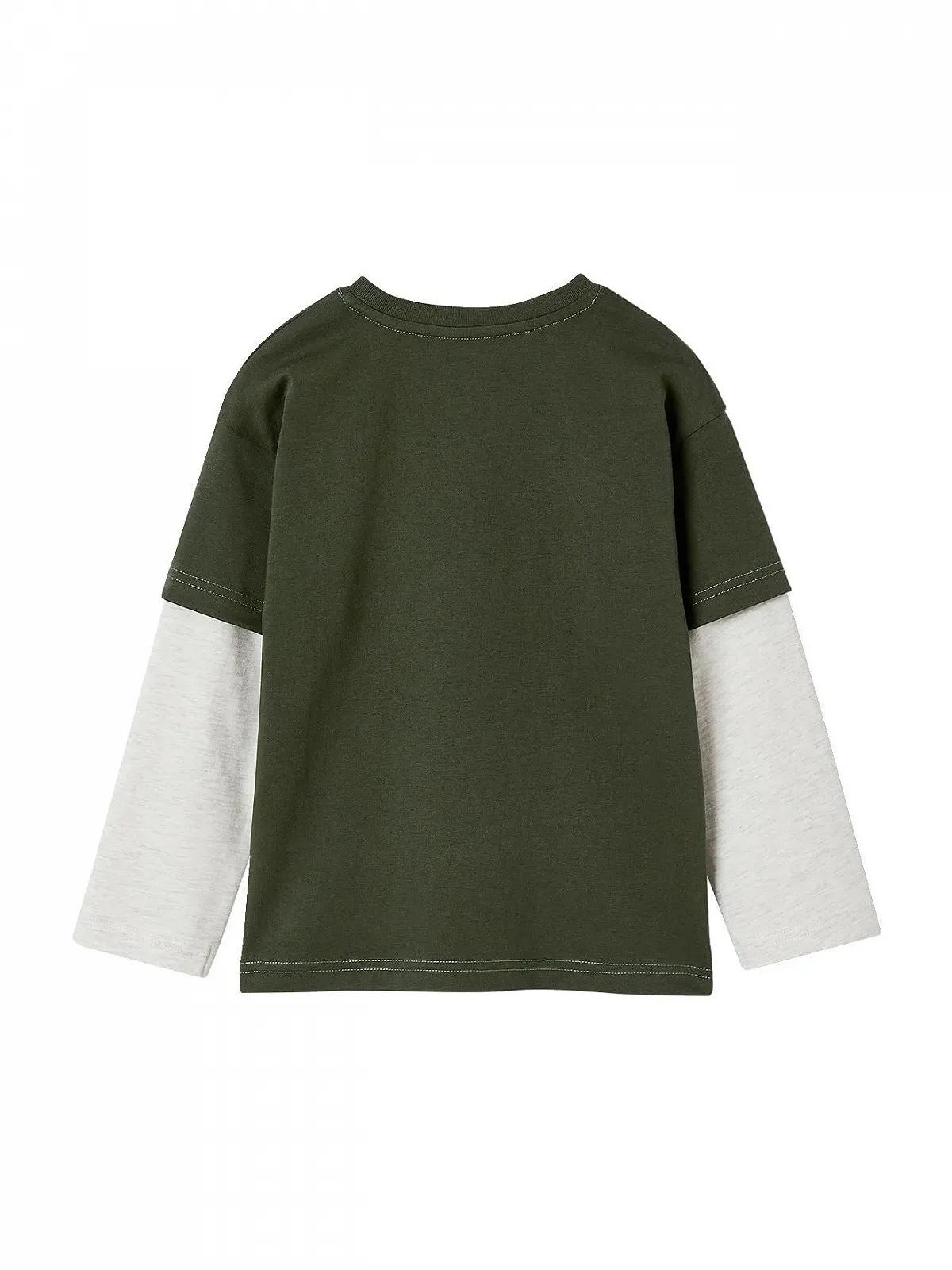 Футболка Vertbaudet с двойными рукавами для мальчиков, фото №2 Футболка Vertbaudet с двойными рукавами для мальчиков, фото №2