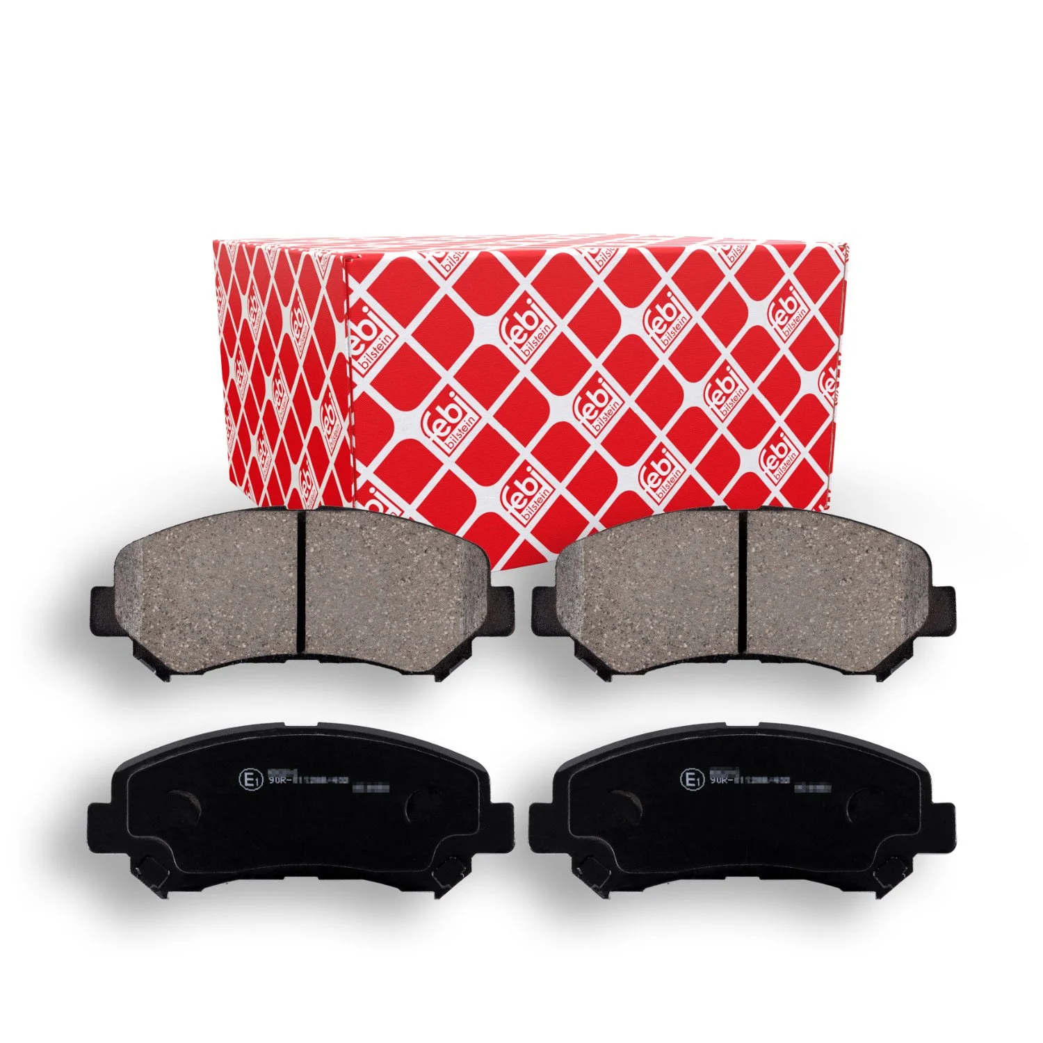 Комплект тормозных колодок, дисковый тормоз FEBI BILSTEIN 16738 для NISSAN SUZUKI, фото №1