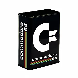 Скарбничка C64 Motif 9.0x4.5x11.5 см Металева - Фото 1
