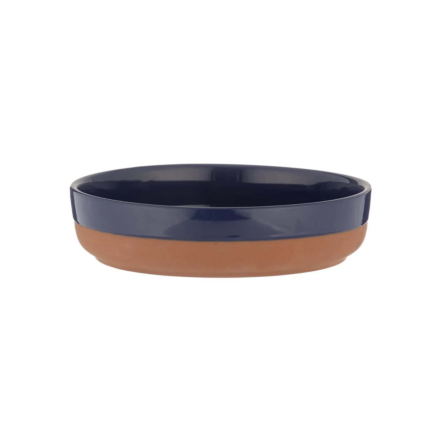 Форма для запекания Typhoon Mediterranean 1402.117 терракотовая круглая 21 см темно-синяя, фото №1