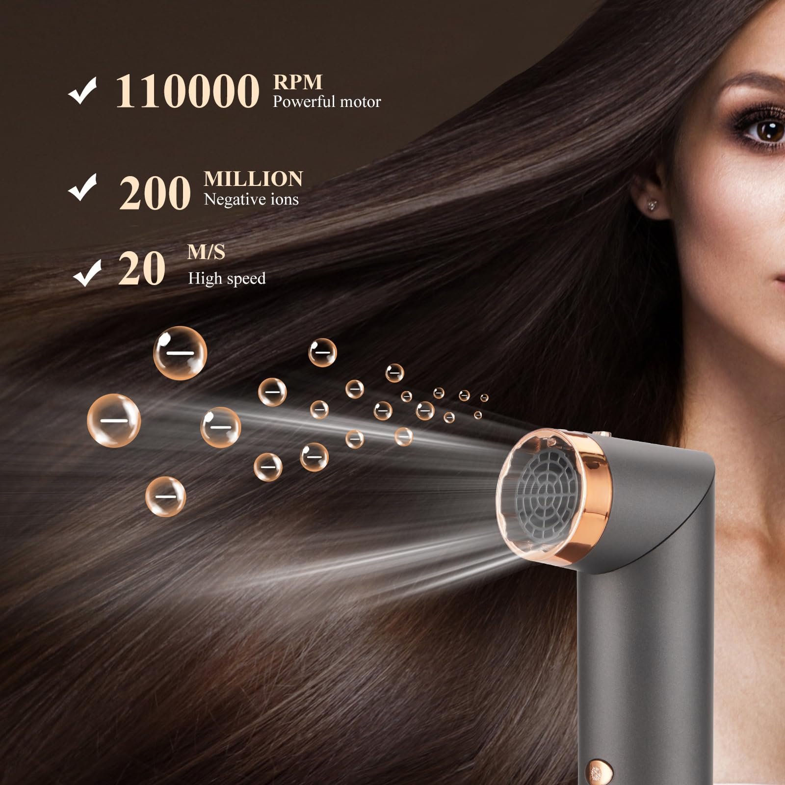 Стайлер BESTBOMG Air Styler 6-в-1 1400 Вт с насадками, фото №4 Стайлер BESTBOMG Air Styler 6-в-1 1400 Вт с насадками, фото №4