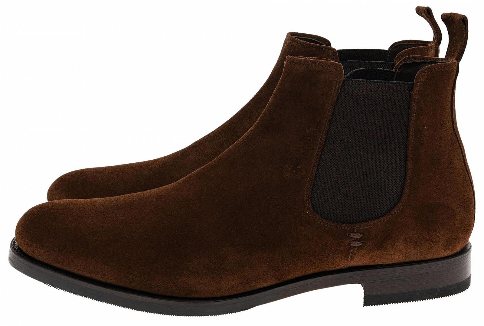 Челси Sendra Tom 10615 Мужские Ботинки Коричневый Кожа, фото №3