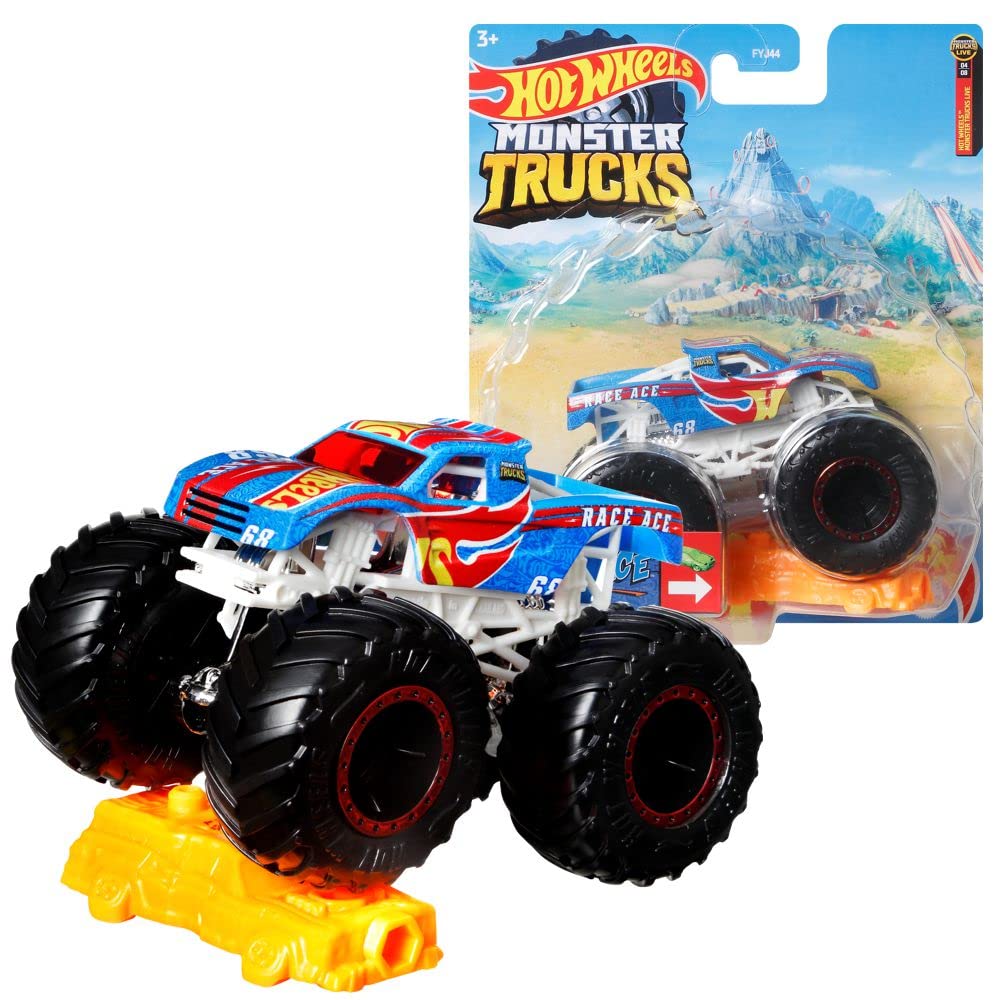 Mattel Monster Trucks Hot Wheels Race Ace, фото №1
