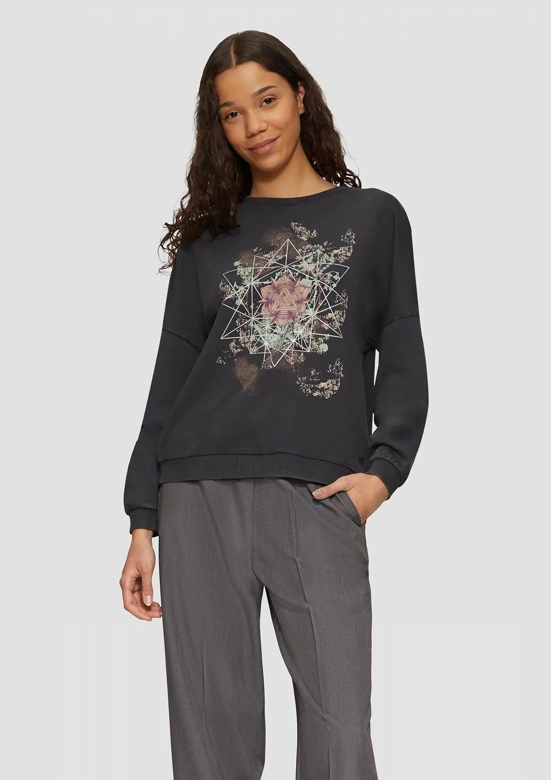 Свитшот QS Washed Dropped Shoulder, фото №3