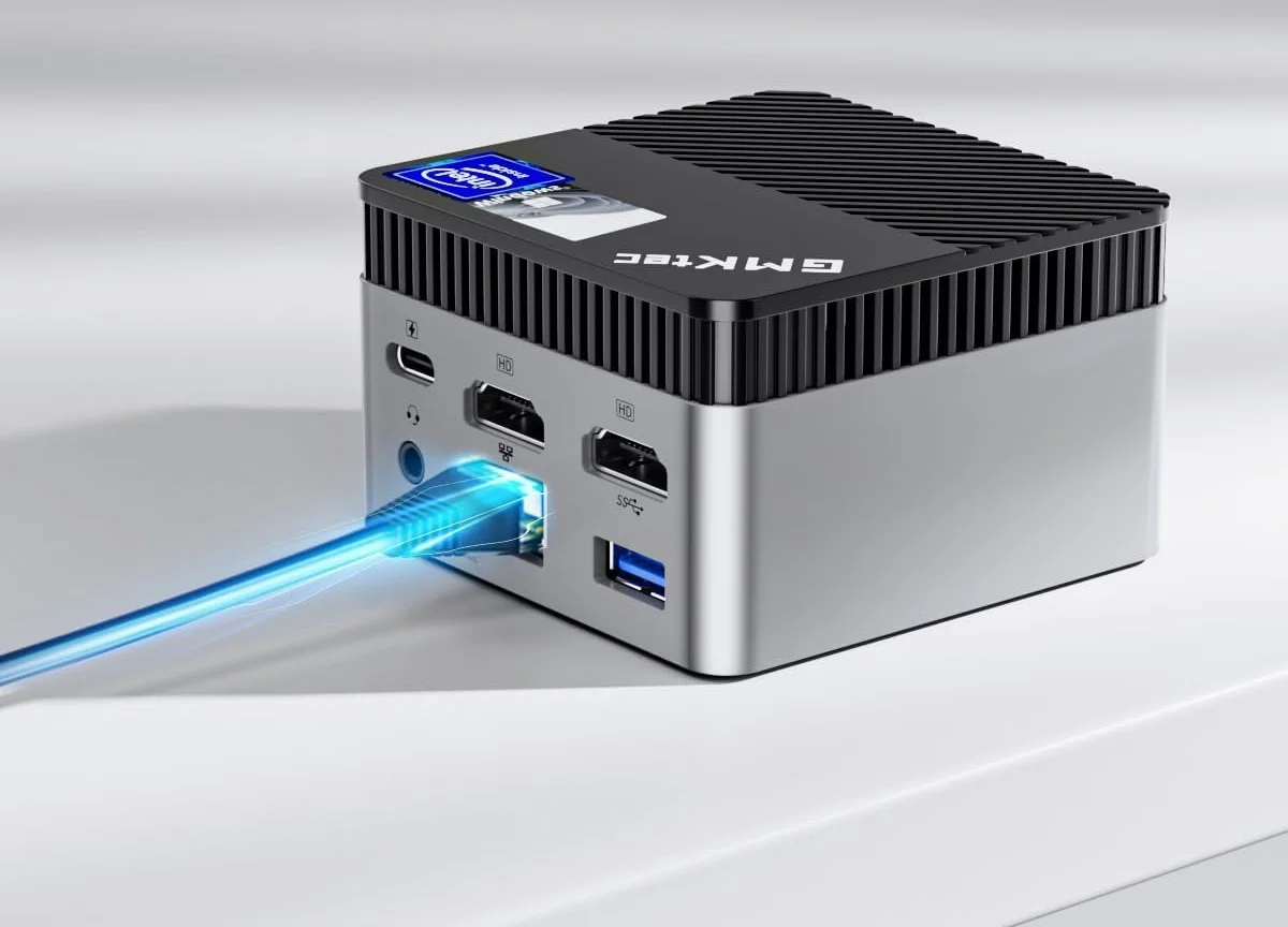 Міні ПК GMKtec G5 / Intel N97 / RAM 12GB / SSD 512GB / 2 x HDMI / LAN / Wi-Fi 5 / Bluetooth 4.2 / Windows 11 Pro / Чорний, фото №4 Міні ПК GMKtec G5 / Intel N97 / RAM 12GB / SSD 512GB / 2 x HDMI / LAN / Wi-Fi 5 / Bluetooth 4.2 / Windows 11 Pro / Чорний, фото №4
