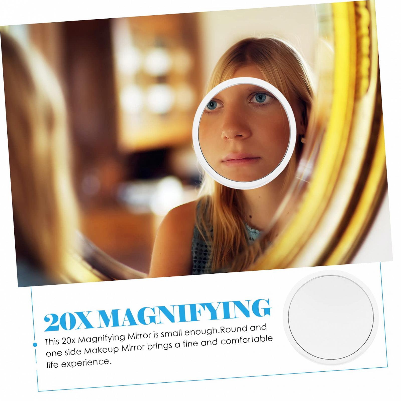 Ручное зеркало Angoily Круглое Серебряное Белое, фото №7 Ручное зеркало Angoily Круглое Серебряное Белое, фото №7