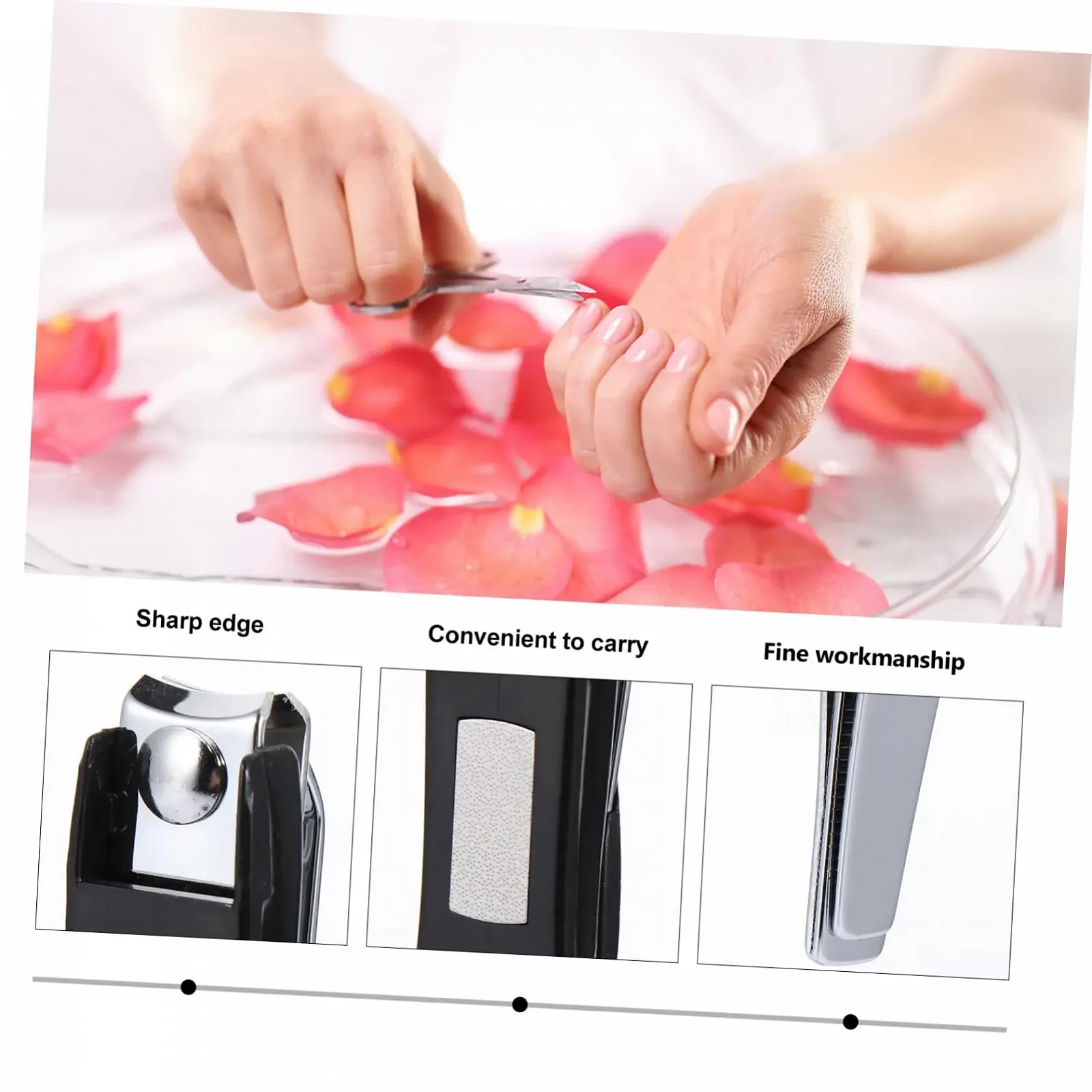 Набор для маникюра и педикюра WRITWAA Черный, фото №4