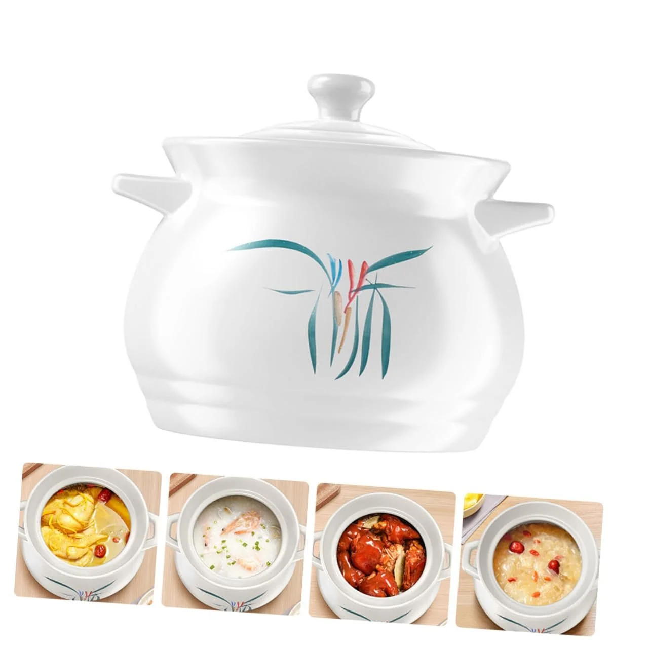 Каструля Керамічна 2 л термостійка з кришкою, фото №7 Каструля Керамічна 2 л термостійка з кришкою, фото №7