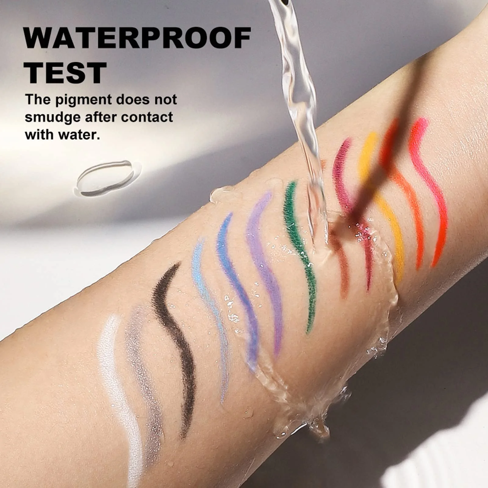 Набор карандашей для глаз  Водостойкий матовый 12 цветов, фото №7