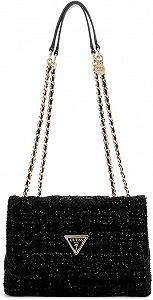 Женская сумка через плечо Guess Giully Черный synthetic.ua - Фото 1