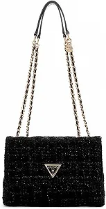 Жіноча сумка через плече Guess Giully Чорний synthetic.ua - Фото 1