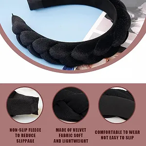 Обруч Оксамитовий Плетений Широкий synthetic.ua - Фото 1