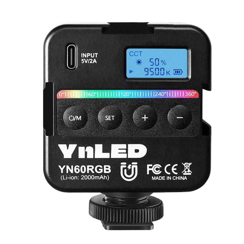Накамерне світло LED RGB 2500-9500К CRI 95 Yongnuo YN60RGB, фото №2