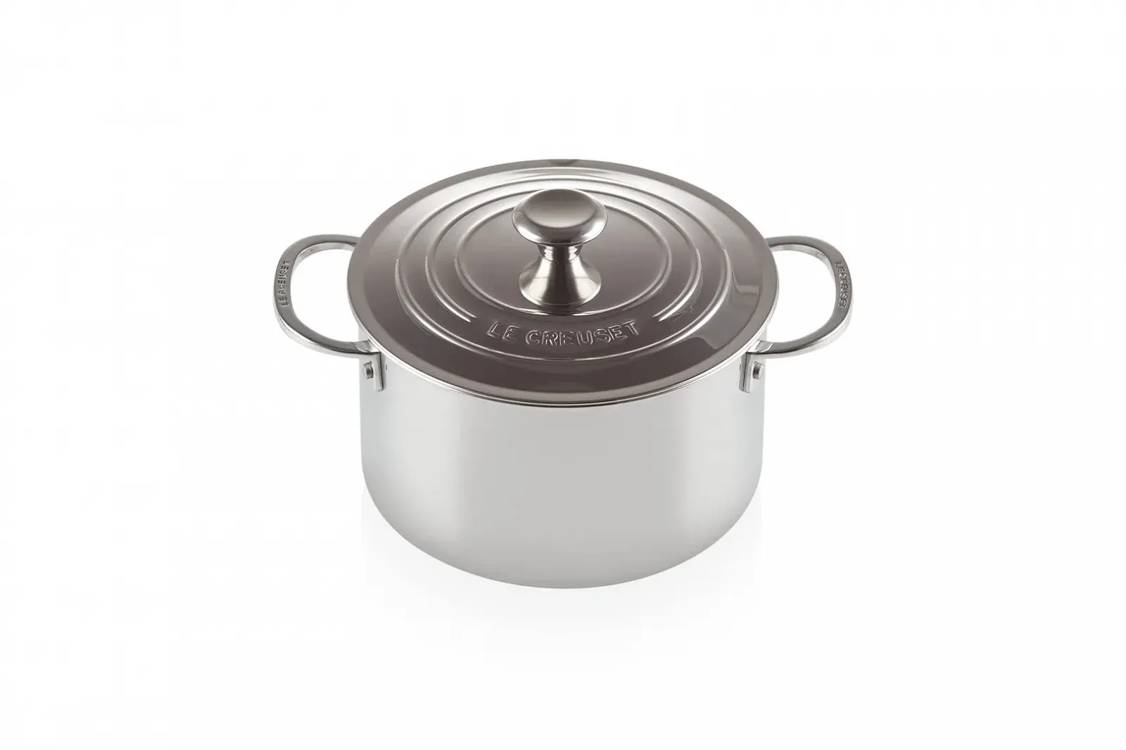 Кастрюля LE CREUSET 3-ply Plus 20 см 18-10 нержавеющая сталь, фото №1 Кастрюля LE CREUSET 3-ply Plus 20 см 18-10 нержавеющая сталь, фото №1