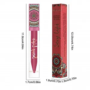 Блиск для губ Matte Liquid Matte Lipstick Waterproof Long Lasting Pill Lip Shaped Lipstick Lip Balm Makeup Accessories synthetic.ua - Фото 1