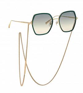 Сонцезахисні окуляри Chopard Ikchl02 Золотисто-рожевий 54/16/135 - Фото 1