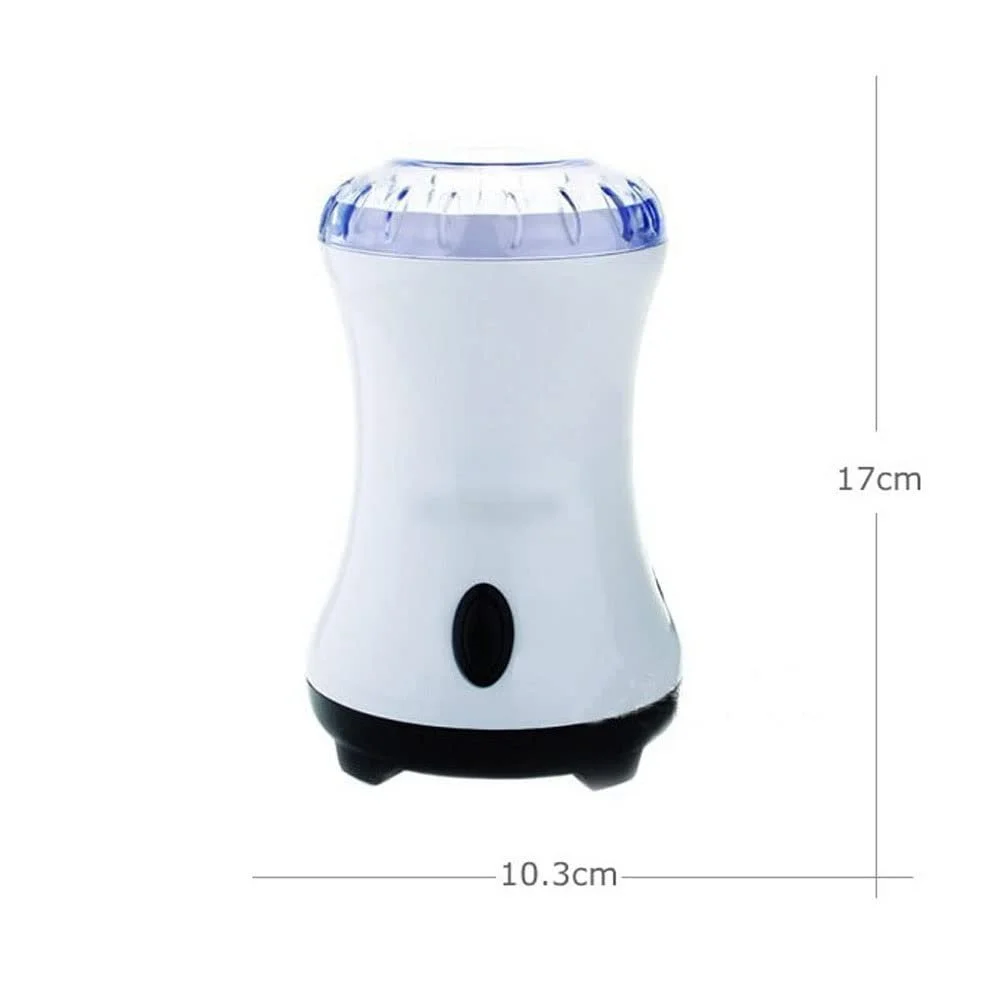 Электрическая кофемолка портативная, Mini Spices Herb Mill, для орехов трав бобов перца, черная, фото №3