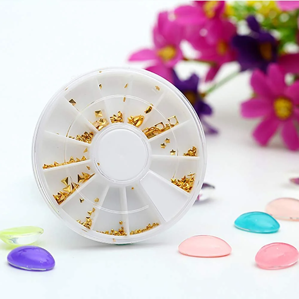 Набір металевих прикрас (3 шт.) Кольорові стрази Блискітки, фото №3 Набір металевих прикрас (3 шт.) Кольорові стрази Блискітки, фото №3